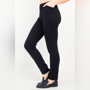 BLUE SKY Nadia Tall Trousers XXS Black Skinny Pants Breathable Fabric Classic